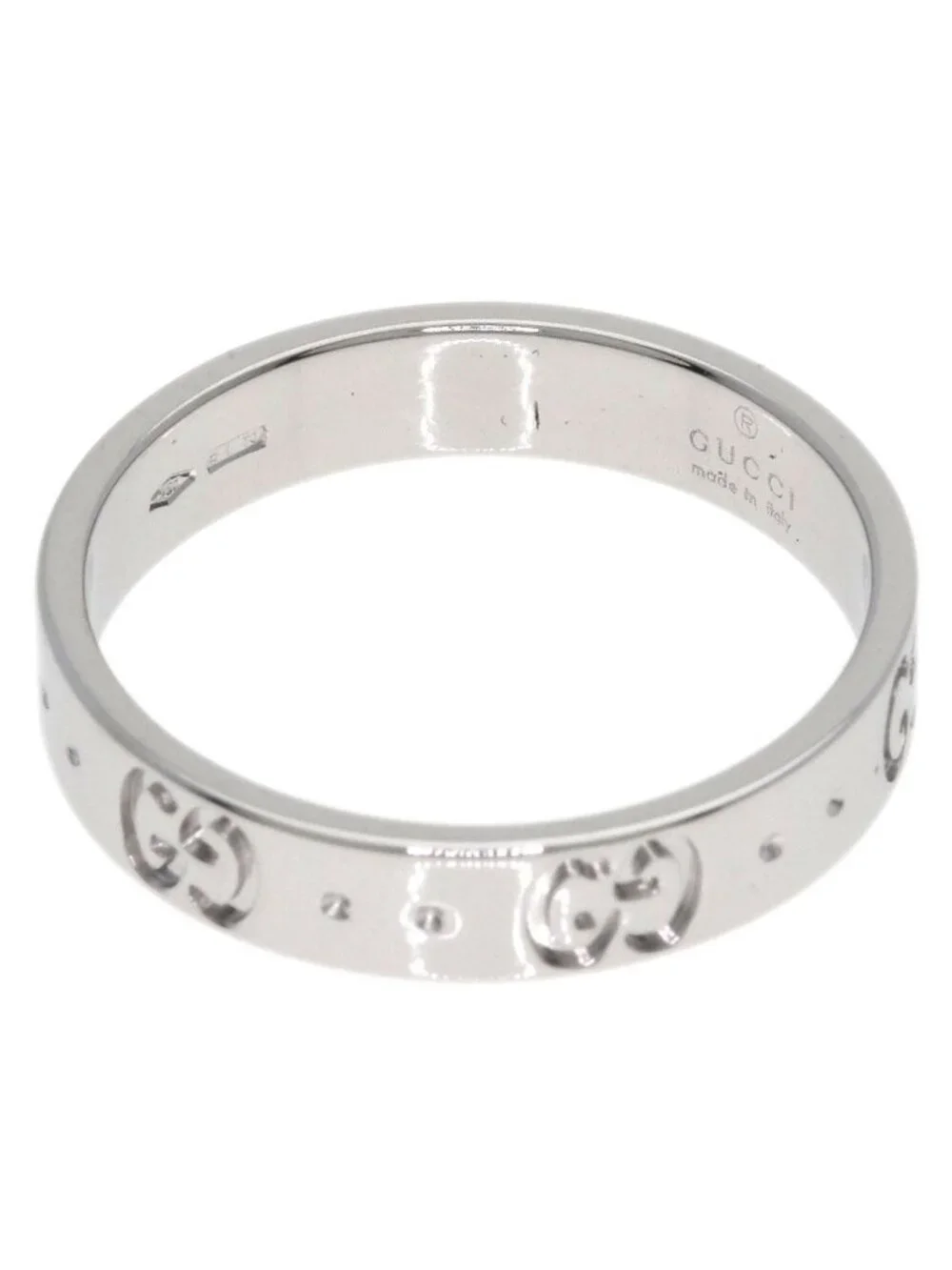 Gucci Icon Ring 18k White Gold